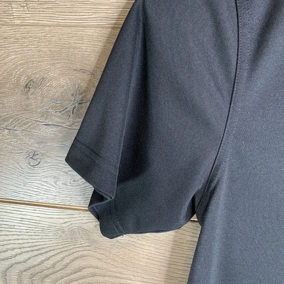 Champions Tour Polo Golf Shirt Mens Large Black with Diamond Design Short Sleeve - Picture 3 of 13